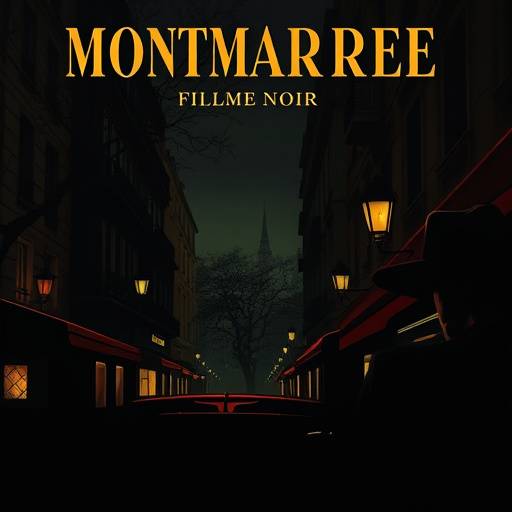 Affiche du court-métrage : 'L'Ombre de Montmartre'